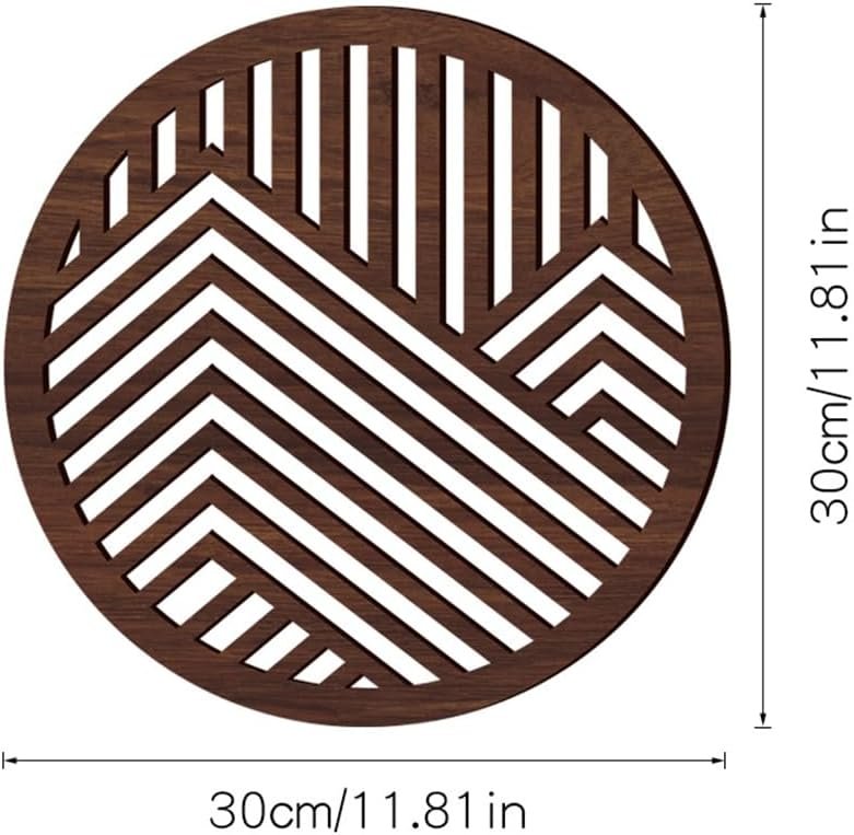 Geometric Wood Wall Art, Mountain Abstract Wall Panels - Image 2
