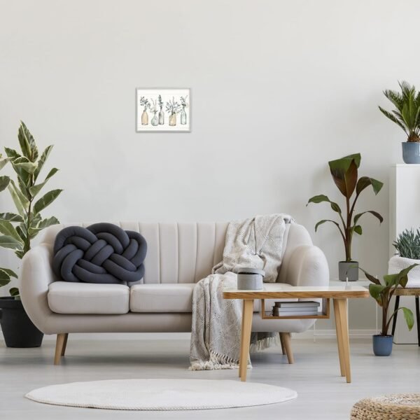 Bottles and Plants Canvas Wall Art