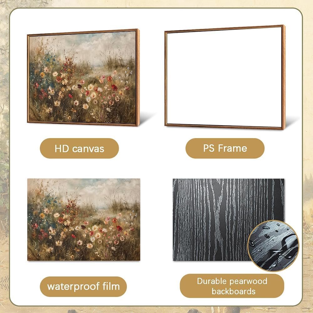 Vintage Landscape Framed Wall Art - Image 2