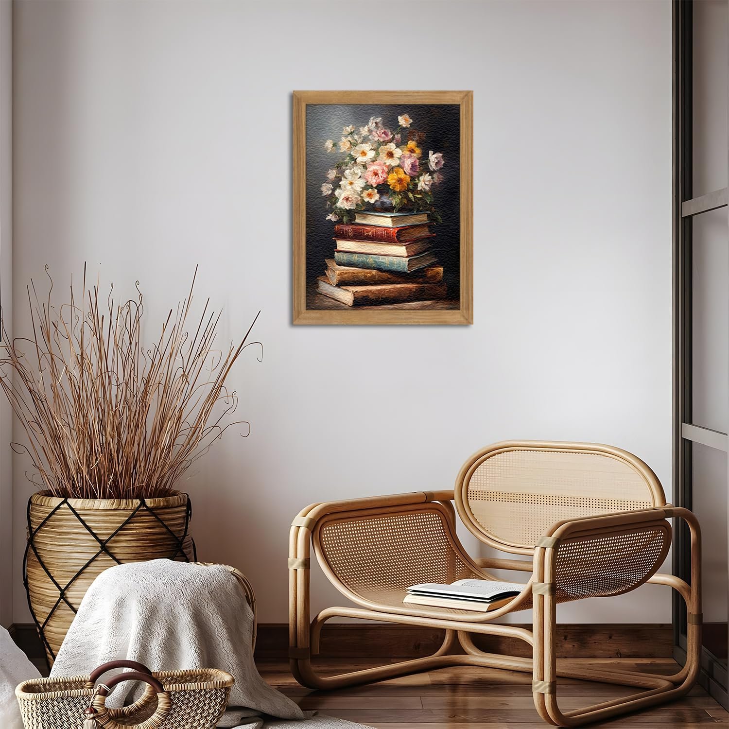 Vintage Floral Framed Wall Art - Image 2
